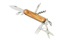 Mercury Multi-Tool Knife 913-7LC Olive Wood, 7 Fonctions, Couteau De Poche