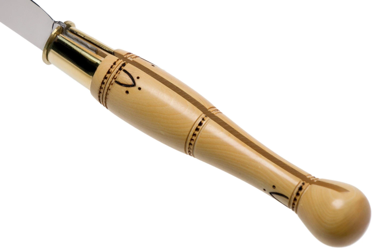 Nontron No. 30 Turning Ferrule, Boxwood, Ball Shape NN30BO Couteau De Poche 7 Nontron No. 30 Turning Ferrule, Boxwood, Ball Shape NN30BO Couteau De Poche - Image 5