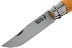 Opinel Couteau De Poche No.8 Gamme De Luxe Avec étui En Cuir, Acier Carbone -Couteaux De Poche Soldes OP000815 03 opinel v202004