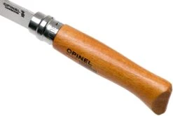 Opinel Couteau De Poche No.8 Gamme De Luxe Avec étui En Cuir, Acier Carbone -Couteaux De Poche Soldes OP000815 05 opinel v202004