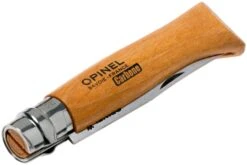 Opinel Couteau De Poche No.8 Gamme De Luxe Avec étui En Cuir, Acier Carbone -Couteaux De Poche Soldes OP000815 06 opinel v202004