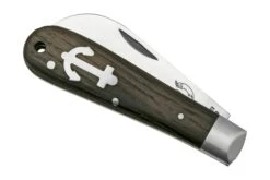 Otter Anchor Knife 171 RML Small Stainless, Smoked Oak, Stainless Anchor, Couteau De Poche -Couteaux De Poche Soldes OR171RML 06 otter