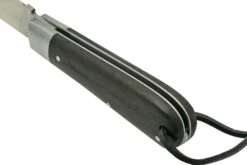 Otter Anchor Knife 172 R LB Large Stainless, Smoked Oak, Stainless Anchor, Leather Strap, Couteau De Poche -Couteaux De Poche Soldes OR172RLB 04 otter