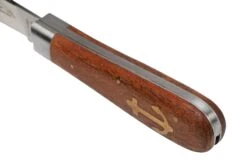 Otter Anchor Knife 173 R Small Stainless, Sapeli, Brass Anchor, Couteau De Poche -Couteaux De Poche Soldes OR174R 07 otter