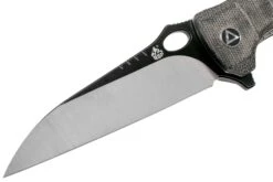 QSP Knife Locust QS117-B Black Flax Micarta Couteau De Poche -Couteaux De Poche Soldes QS117 B 03 qsp