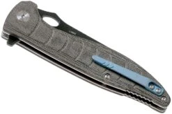 QSP Knife Locust QS117-B Black Flax Micarta Couteau De Poche -Couteaux De Poche Soldes QS117 B 04 qsp