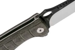 QSP Knife Locust QS117-B Black Flax Micarta Couteau De Poche -Couteaux De Poche Soldes QS117 B 06 qsp