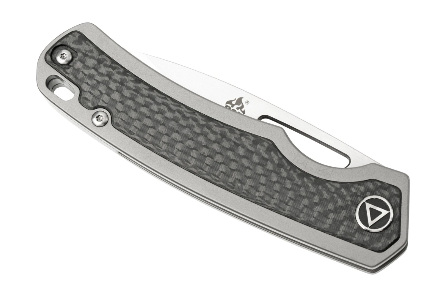 QSP Knife Puffin QS127-B Titanium Carbonfiber Couteau De Poche 8 QSP Knife Puffin QS127-B Titanium Carbonfiber Couteau De Poche - Image 6