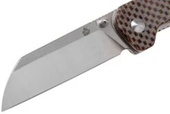 QSP Knife Penguin QS130-A Brown Texture Micarta, Couteau De Poche -Couteaux De Poche Soldes QS130 A 03 qsp