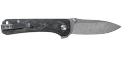 QSP Knife Hawk QS131-E Shredded Carbonfiber, Damascus Couteau De Poche -Couteaux De Poche Soldes QS131 E 02 qsp