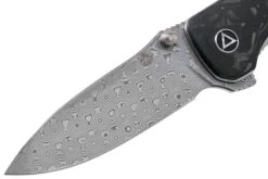 QSP Knife Hawk QS131-E Shredded Carbonfiber, Damascus Couteau De Poche -Couteaux De Poche Soldes QS131 E 03 qsp
