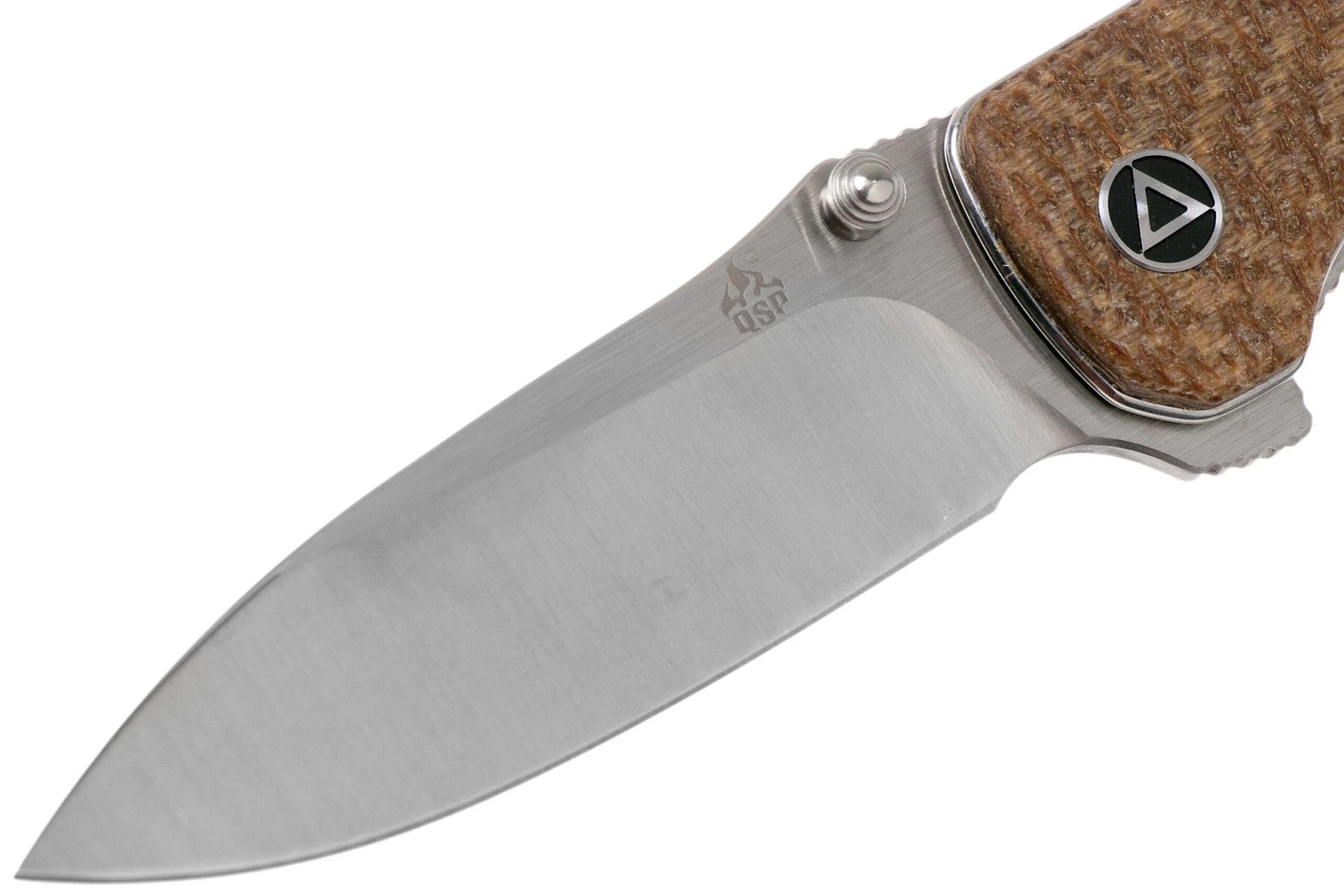 QSP Knife Hawk QS131-G Brown Micarta Couteau De Poche 5 QSP Knife Hawk QS131-G Brown Micarta Couteau De Poche - Image 3