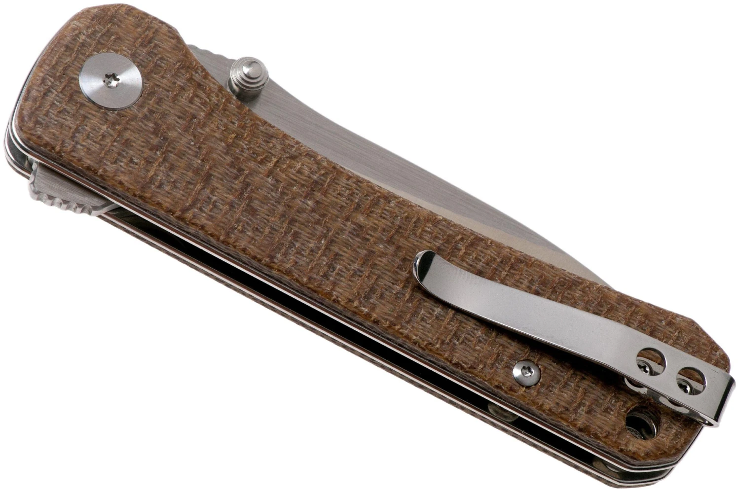 QSP Knife Hawk QS131-G Brown Micarta Couteau De Poche 6 QSP Knife Hawk QS131-G Brown Micarta Couteau De Poche - Image 4