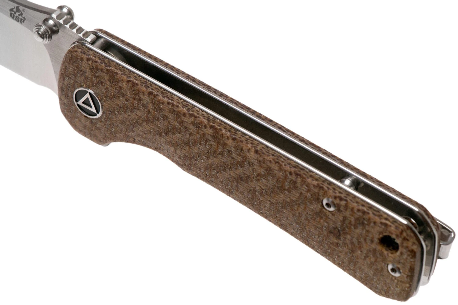 QSP Knife Hawk QS131-G Brown Micarta Couteau De Poche 9 QSP Knife Hawk QS131-G Brown Micarta Couteau De Poche - Image 7