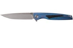 Rike RK803CH-B Blue, Carbonfiber Inlay Couteau De Poche