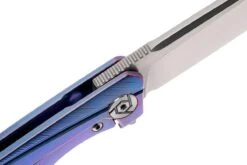 Rike RK803CH-B Blue, Carbonfiber Inlay Couteau De Poche -Couteaux De Poche Soldes RK803CH B 06 rike knives rk803ch b 06