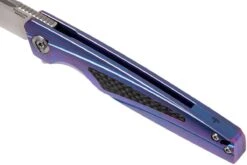 Rike RK803CH-B Blue, Carbonfiber Inlay Couteau De Poche -Couteaux De Poche Soldes RK803CH B 07 rike knives rk803ch b 07