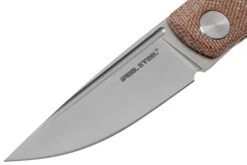 Real Steel Luna Premium II M390, Natural Micarta 7007P Knivesandtools Exclusive Couteau De Poche Slipjoint -Couteaux De Poche Soldes RL7007P 03 real steel kato