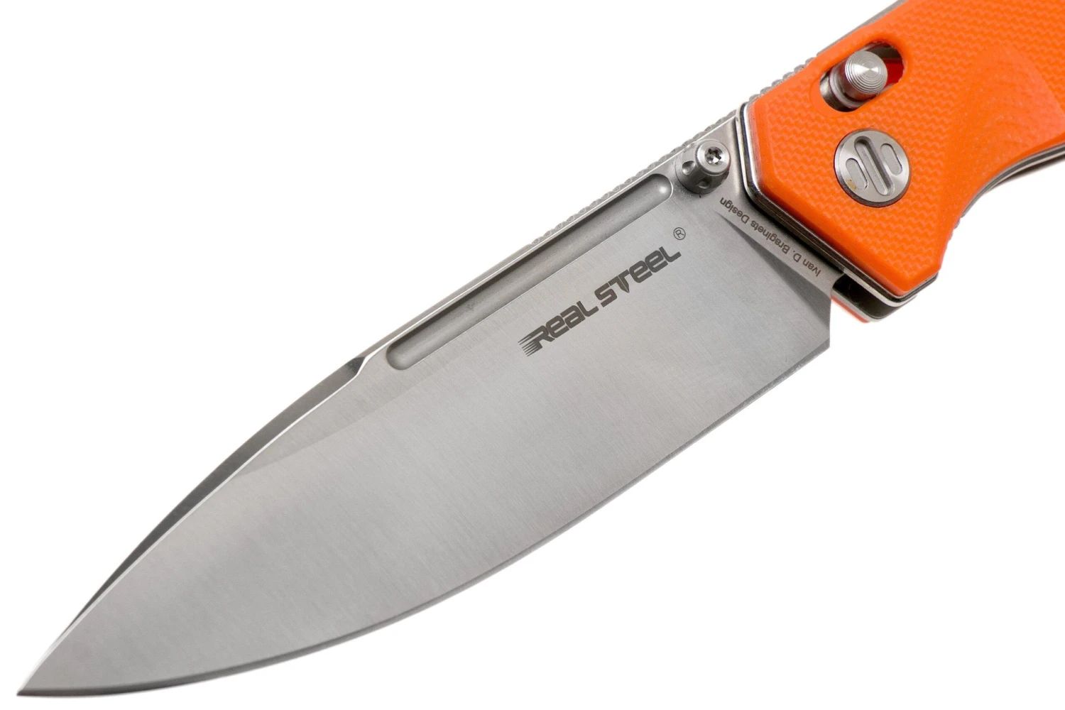Real Steel Huginn 7651OS Orange G10 Couteau De Poche 5 Real Steel Huginn 7651OS Orange G10 Couteau De Poche - Image 3