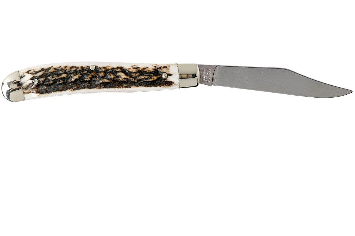Robert Klaas US Trapper 95mm Real Stag 412-1-251-TRS Couteau De Poche 4 Robert Klaas US Trapper 95mm Real Stag 412-1-251-TRS Couteau De Poche - Image 2