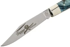 Robert Klaas US Trapper 95mm Blue Poplar Burl 412-1-2MAP-BL-TRS Couteau -Couteaux De Poche Soldes RS412 1 2MAP BL TRS 03 robert klaas rs412 1 2map bl trs 03