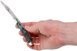 Robert Klaas US Trapper 95mm Blue Poplar Burl 412-1-2MAP-BL-TRS Couteau -Couteaux De Poche Soldes RS412 1 2MAP BL TRS 07 robert klaas rs412 1 2map bl trs 07