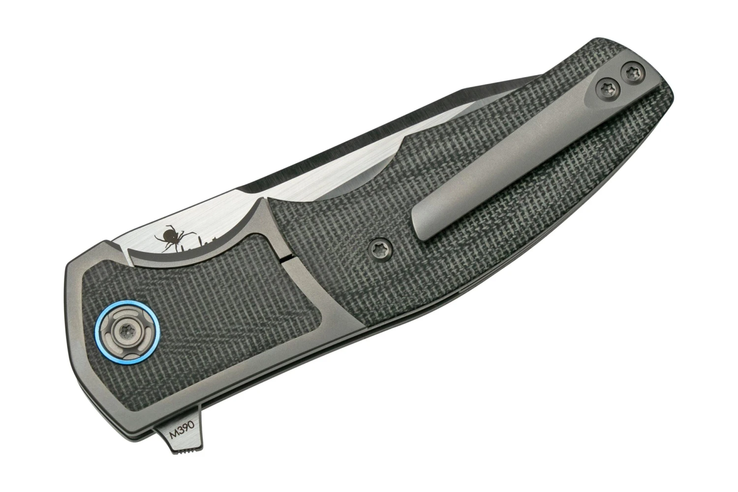 Reate Mini Crossroads M390, Black Micarta MCR-BLM Couteau De Poche, Kirby Lambert Design 7 Reate Mini Crossroads M390, Black Micarta MCR-BLM Couteau De Poche, Kirby Lambert Design - Image 5