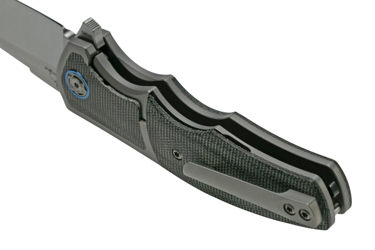 Reate Mini Crossroads M390, Black Micarta MCR-BLM Couteau De Poche, Kirby Lambert Design 8 Reate Mini Crossroads M390, Black Micarta MCR-BLM Couteau De Poche, Kirby Lambert Design - Image 6