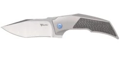 Reate T3000 Marble Carbon Fiber, Blue Hardware Couteau De Poche, Tashi Bharucha Design