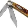Rough Ryder Copperhead Amber Bone RR043 Couteau De Poche Slipjoint