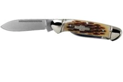 Rough Ryder Mini Canoe Amber Bone RR058 Couteau De Poche Slipjoint -Couteaux De Poche Soldes RY058 03 rough ryder
