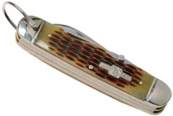 Rough Ryder Camp Knife Amber Bone RR533 Couteau De Poche Slipjoint -Couteaux De Poche Soldes RY533 04 rough ryder