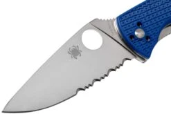 Spyderco Tenacious Lightweight C122PSBL FRN Couteau De Poche Partiellement Dentelé 11 Spyderco Tenacious Lightweight C122PSBL FRN Couteau De Poche Partiellement Dentelé -Couteaux De Poche Soldes SPC122PSBL 03 spyderco