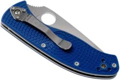 Spyderco Tenacious Lightweight C122PSBL FRN Couteau De Poche Partiellement Dentelé 12 Spyderco Tenacious Lightweight C122PSBL FRN Couteau De Poche Partiellement Dentelé -Couteaux De Poche Soldes SPC122PSBL 04 spyderco