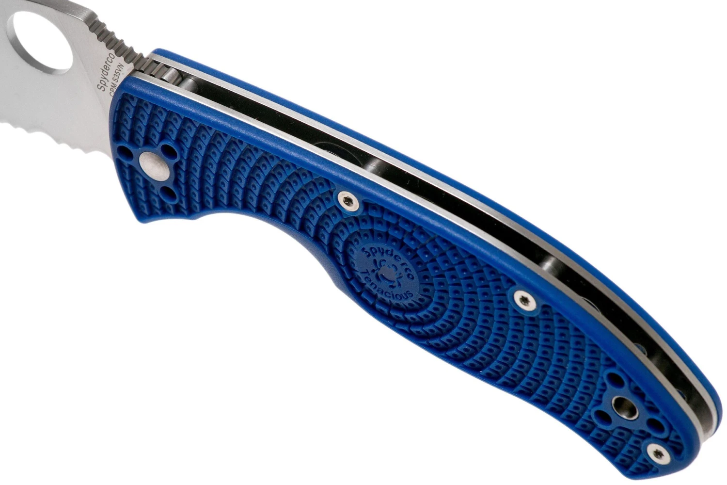 Spyderco Tenacious Lightweight C122PSBL FRN Couteau De Poche Partiellement Dentelé 9 Spyderco Tenacious Lightweight C122PSBL FRN Couteau De Poche Partiellement Dentelé - Image 7