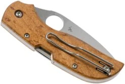 Spyderco Chaparral Birdseye Maple Wood C152WDP Couteau De Poche 12 Spyderco Chaparral Birdseye Maple Wood C152WDP Couteau De Poche -Couteaux De Poche Soldes SPC152WDP 04 spyderco