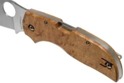 Spyderco Chaparral Birdseye Maple Wood C152WDP Couteau De Poche 15 Spyderco Chaparral Birdseye Maple Wood C152WDP Couteau De Poche -Couteaux De Poche Soldes SPC152WDP 07 spyderco