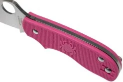 Spyderco Squeak Pink C154PPN Couteau De Poche -Couteaux De Poche Soldes SPC154PPN 06 spyderco