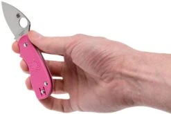 Spyderco Squeak Pink C154PPN Couteau De Poche -Couteaux De Poche Soldes SPC154PPN 07 spyderco