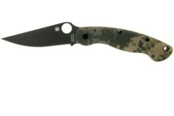 Spyderco Military Camo Black C36GPCMOBK Couteau De Poche