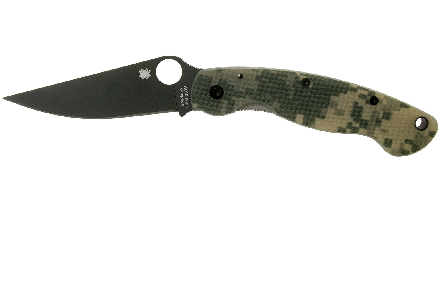 Spyderco Military Camo Black C36GPCMOBK Couteau De Poche 3 Spyderco Military Camo Black C36GPCMOBK Couteau De Poche
