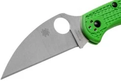 Spyderco Salt 2 Green Wharncliffe LC200N C88FPWCGR2 Couteau De Poche -Couteaux De Poche Soldes SPC88FPWCGR2 03 spyderco