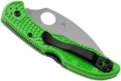 Spyderco Salt 2 Green Wharncliffe LC200N C88FPWCGR2 Couteau De Poche -Couteaux De Poche Soldes SPC88FPWCGR2 04 spyderco