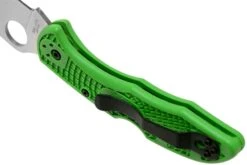 Spyderco Salt 2 Green Wharncliffe LC200N C88FPWCGR2 Couteau De Poche -Couteaux De Poche Soldes SPC88FPWCGR2 05 spyderco