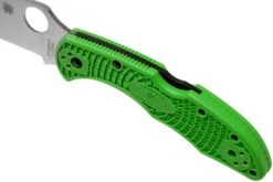 Spyderco Salt 2 Green Wharncliffe LC200N C88FPWCGR2 Couteau De Poche -Couteaux De Poche Soldes SPC88FPWCGR2 07 spyderco