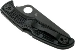 Spyderco Pacific Salt 2 Black C91SBBK2 Serrated Couteau De Poche -Couteaux De Poche Soldes SPC91SBBK2 04 spyderco