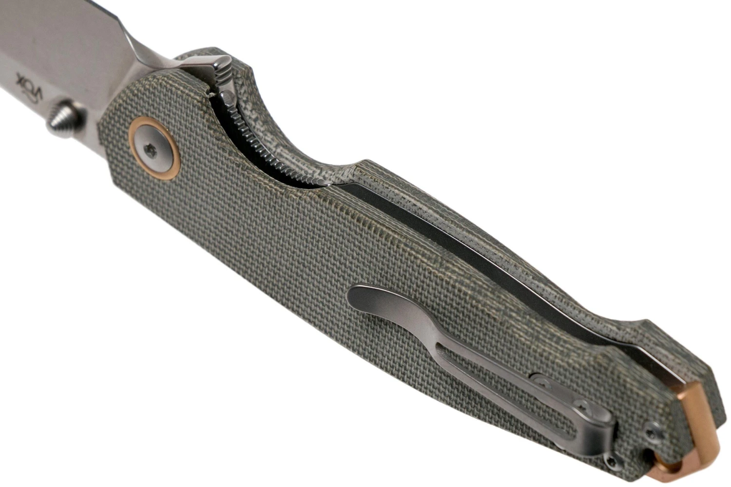 Viper Katla V5982CG Stonewashed, Green Micarta Couteau De Poche, Jesper Voxnaes Design 7 Viper Katla V5982CG Stonewashed, Green Micarta Couteau De Poche, Jesper Voxnaes Design - Image 5