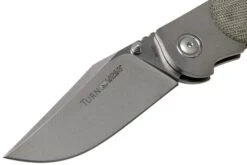 Viper Turn V5986CG Green Canvas Micarta Couteau De Poche, Fabrizio Silvestrelli Design -Couteaux De Poche Soldes VPV5986CG 03 viper