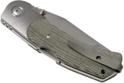Viper Turn V5986CG Green Canvas Micarta Couteau De Poche, Fabrizio Silvestrelli Design -Couteaux De Poche Soldes VPV5986CG 04 viper