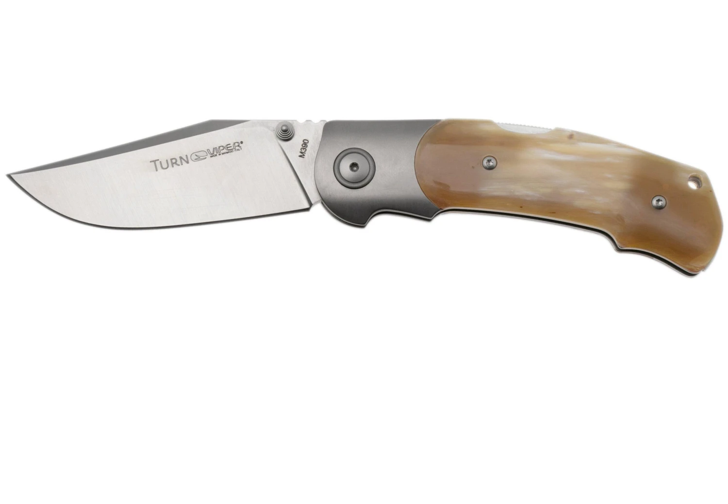 Viper Turn V5986MO Ram Horn Couteau De Poche, Fabrizio Silvestrelli Design 3 Viper Turn V5986MO Ram Horn Couteau De Poche, Fabrizio Silvestrelli Design